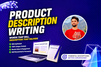 write engaging product descriptions for shopify amazon
