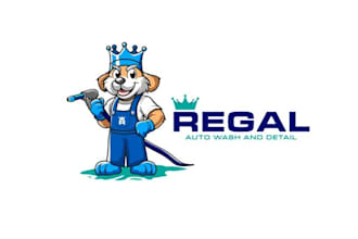 design greatest car wash mascot logo