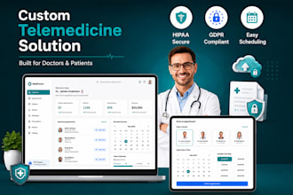 develop telemedicine, telehealth and healthcare web and mobile apps