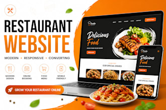 create a restaurant, food, or cafe wordpress website