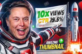 design a viral youtube thumbnail that gets more clicks