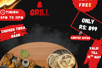 design social media poster and product banner