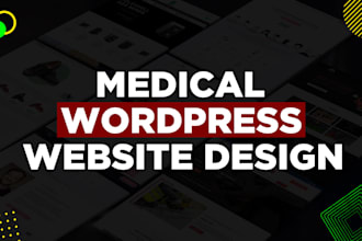 design website for medical clinic, doctor and healthcare