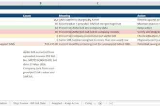 clean, organize and structure your excel data professionally
