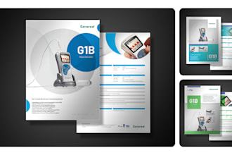 design premium minimalist brochures catalogs and flyers