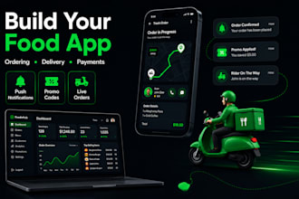 develop food delivery app, restaurant app and online ordering solution