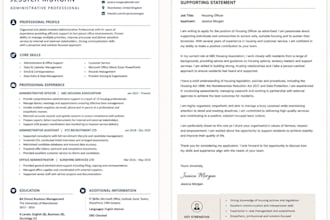write a professional UK CV and supporting statement