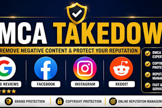 remove content from facebook instagram reddit google maps by dmca