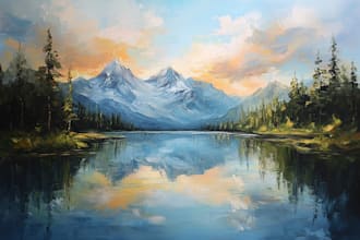 custom oil painting landscape and nature art