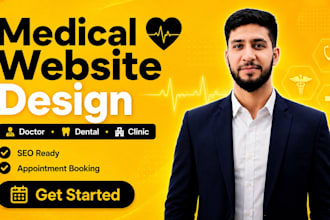 design medical, healthcare and dental websites