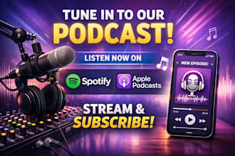 promote your podcast on spotify and apple podcasts to increase audience