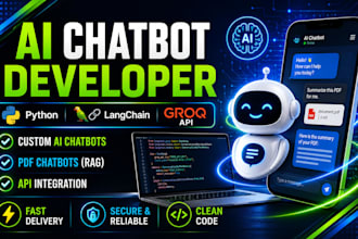 develop ai chatbot using python, langchain and openai