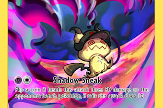 create fan art pokemon card