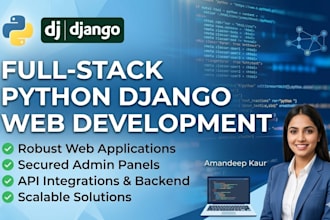develop a professional web application using python and django