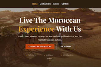 create a responsive landing page