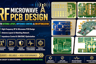 design rf microwave pcb with antenna layout impedance control emi optimization