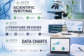 write professional biology, healthcare and clinical research content