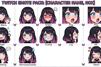 draw twitch emotes and sub badges for streamers and vtubers