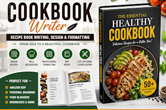 do cookbook writer design recipe cookbook formatting canva cookbook cover design