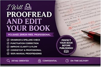 proofread and edit your book