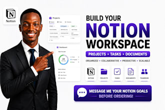 setup notion crm notion client portal notion real estate notion template expert