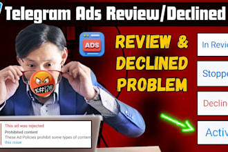 fix telegram ads approval error for ad destination telegram ads telegram channel
