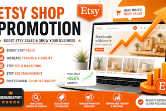 etsy promotion etsy traffic etsy seo etsy marketing and shopify marketing