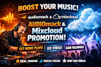 run ads campaign for audiomack mixcloud music promotion