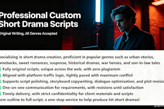 write custom short series scripts