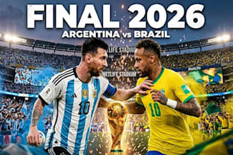 design eye catching FIFA world cup thumbnail