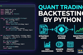 code python script for crypto and stock financial backtesting