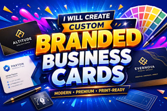 create custom branded business cards