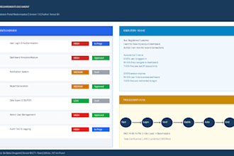 write your brd, user stories and process maps as a senior ba