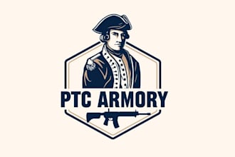 design sweet expensive rifle company logo