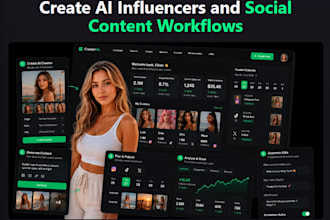 create a realistic ai influencer for fanvue