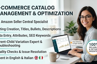 manage amazon product listings, variations and catalog updates
