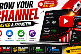 organically promote and market your youtube channel for real growth and traffic