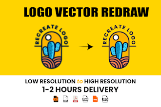 design professional vectorize logo