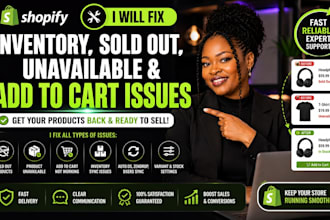 fix shopify sold out issues out of stock inventory error add to cart not working