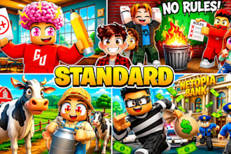 make a professional roblox thumbnail