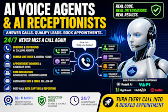 build an ai voice agent and ai receptionist with retell, vapi and ghl