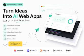 build ai web app, API with lovable, base44, replit, superbase cursor bolt claude