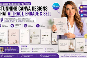 design canva lead magnet workbook ebook and canva editable templates
