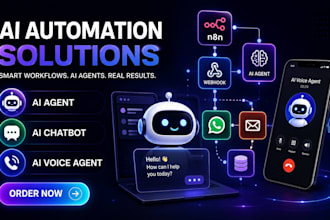 create ai agents, whatsapp bots, voice ai and n8n automation