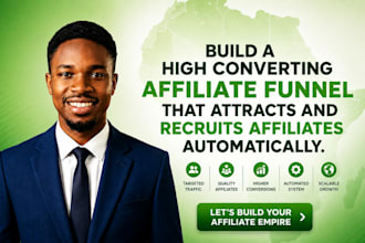 build a high converting affiliate funnel that recruits affiliates in 72hrs