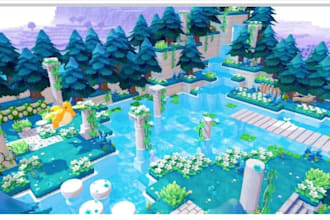build entire roblox map, rpg map, tycoon map, terrain map using roblox studio