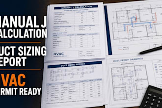 manual j hvac load calculation manual s duct sizing permit report usa
