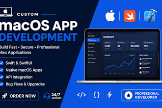 develop macos desktop app with swift, cocoa app, xcode, apple developer, mac
