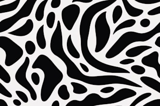 design a seamless repeating pattern design of animal print