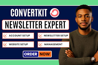 setup convertkit email automation kit newsletter kit landing page email sequence